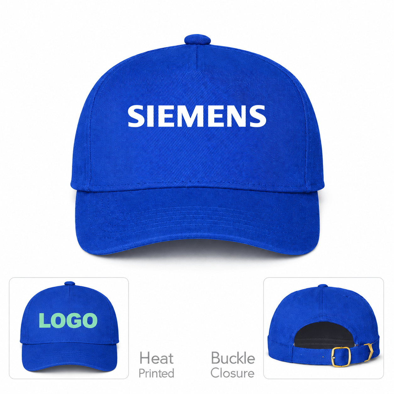 Siemens Royal Blue Dad Baseball Cap Hat