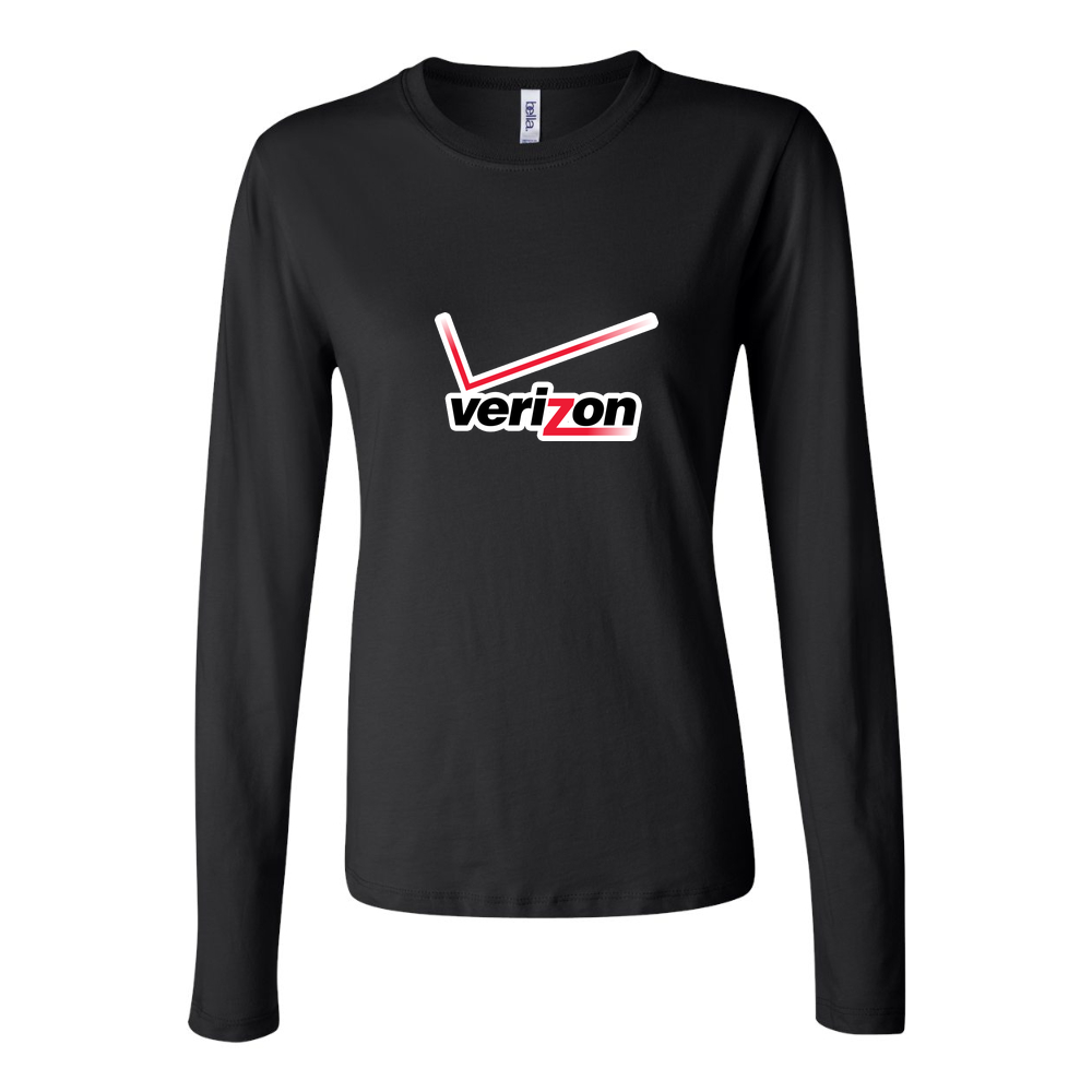 Women's Verizon Wireless Long Sleeve T-Shirt - Black
