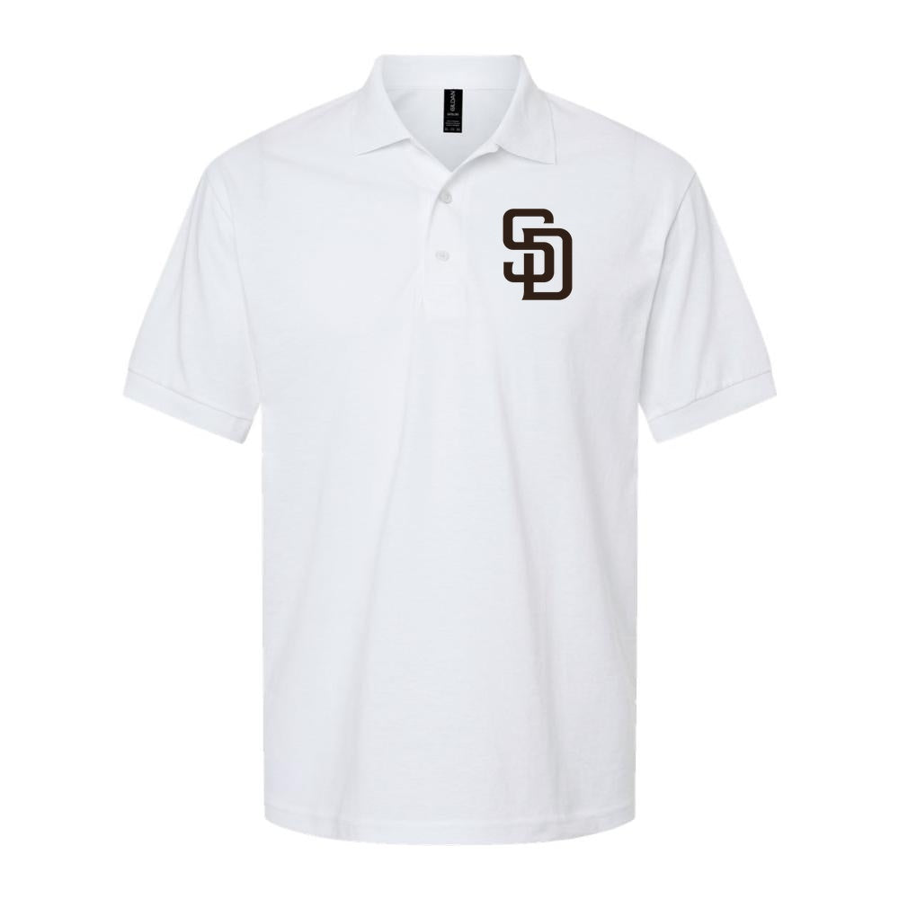 Men's San Diego Padres Dry Blend Polo - White