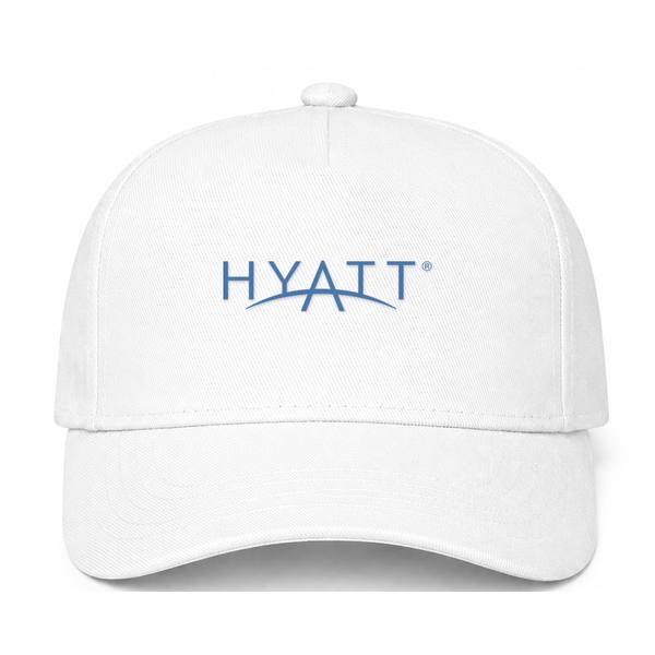 Hyatt Logo White Dad Baseball Cap Hat