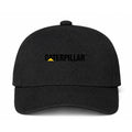 Caterpillar Black Logo Black Dad Baseball Cap Hat