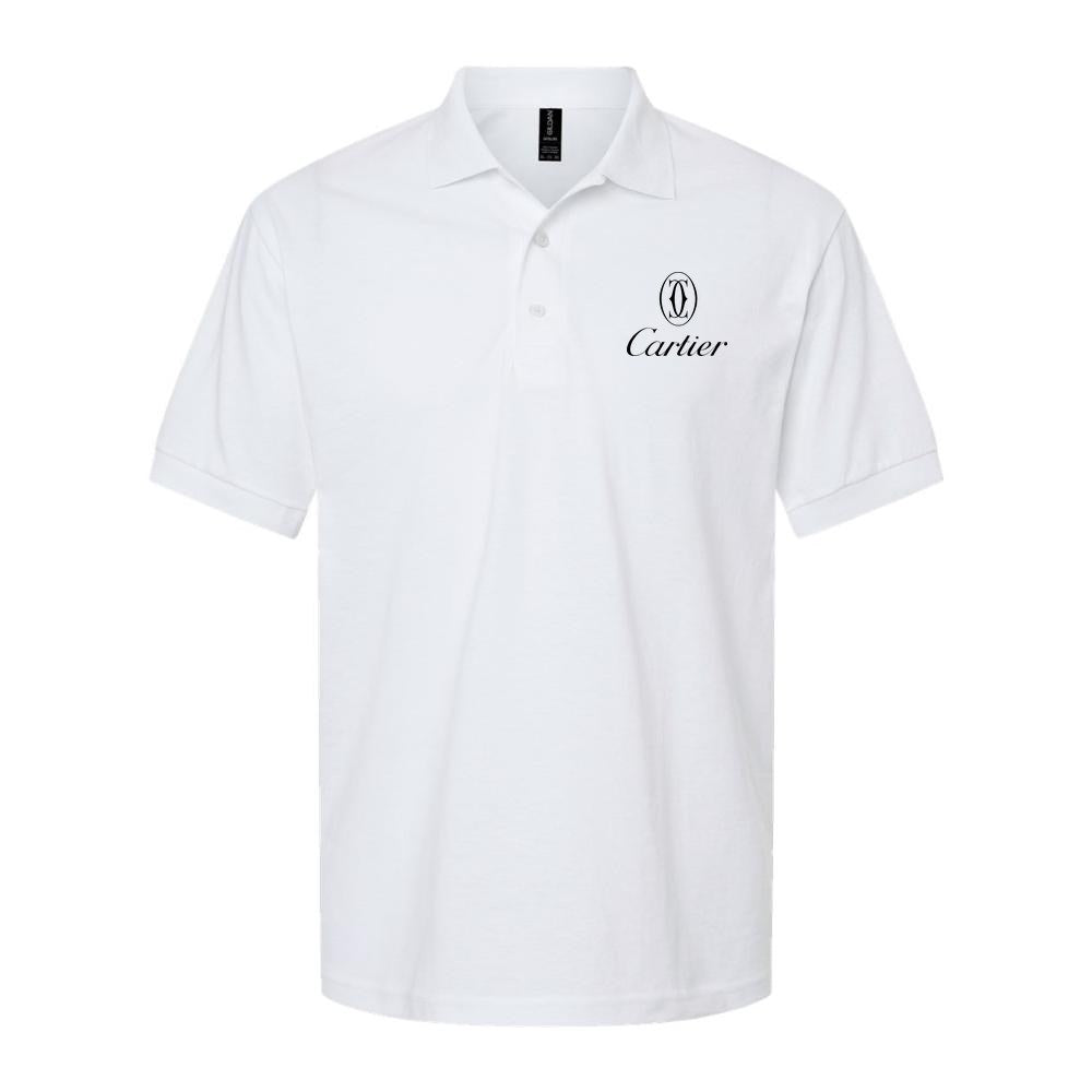 Men's Cartier black Dry Blend Polo - White