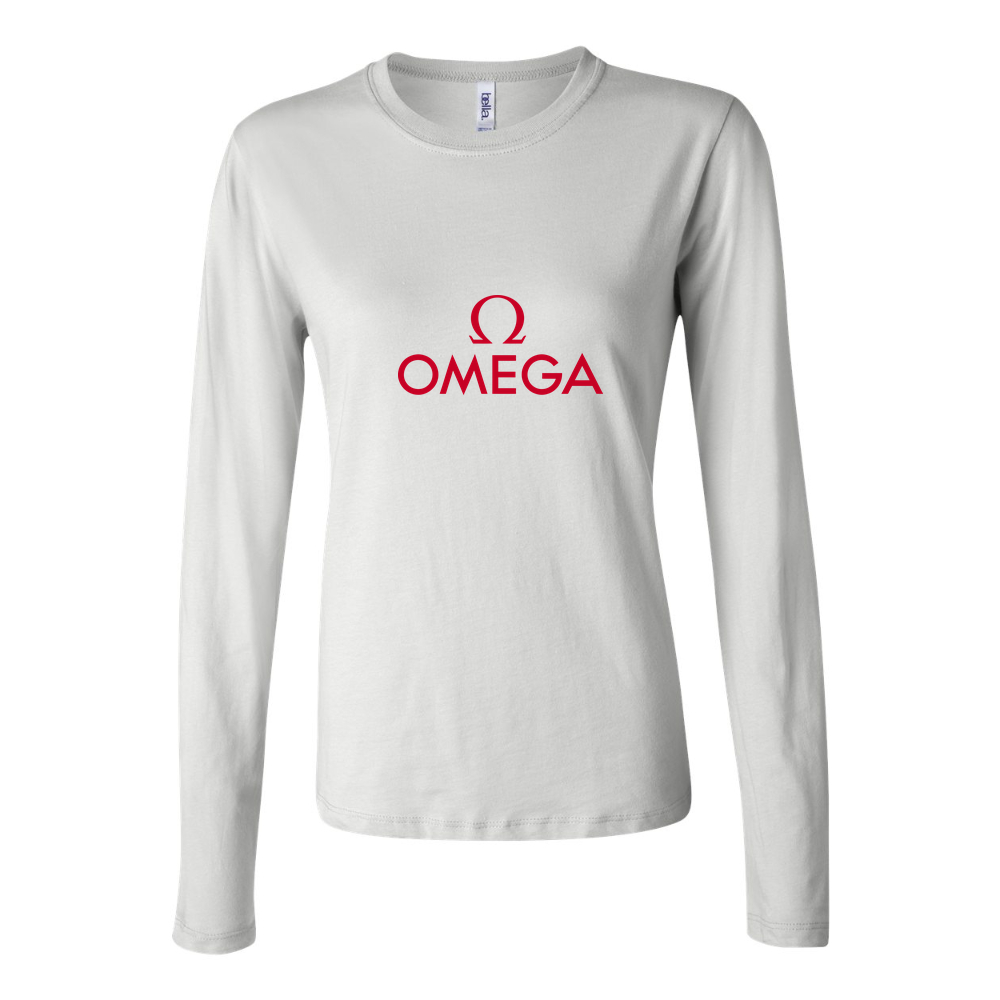 Women's Omega Long Sleeve T-Shirt - White