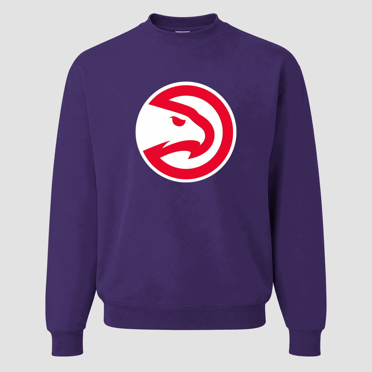 Men's Atlanta Hawks Crewneck Sweatshirt - Purple