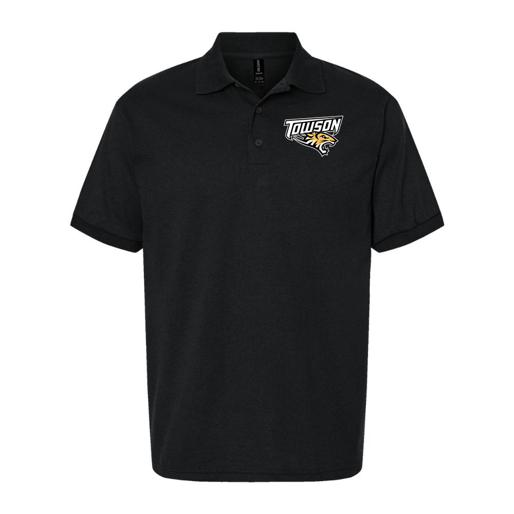 Men's Towson Tigers Dry Blend Polo - Black