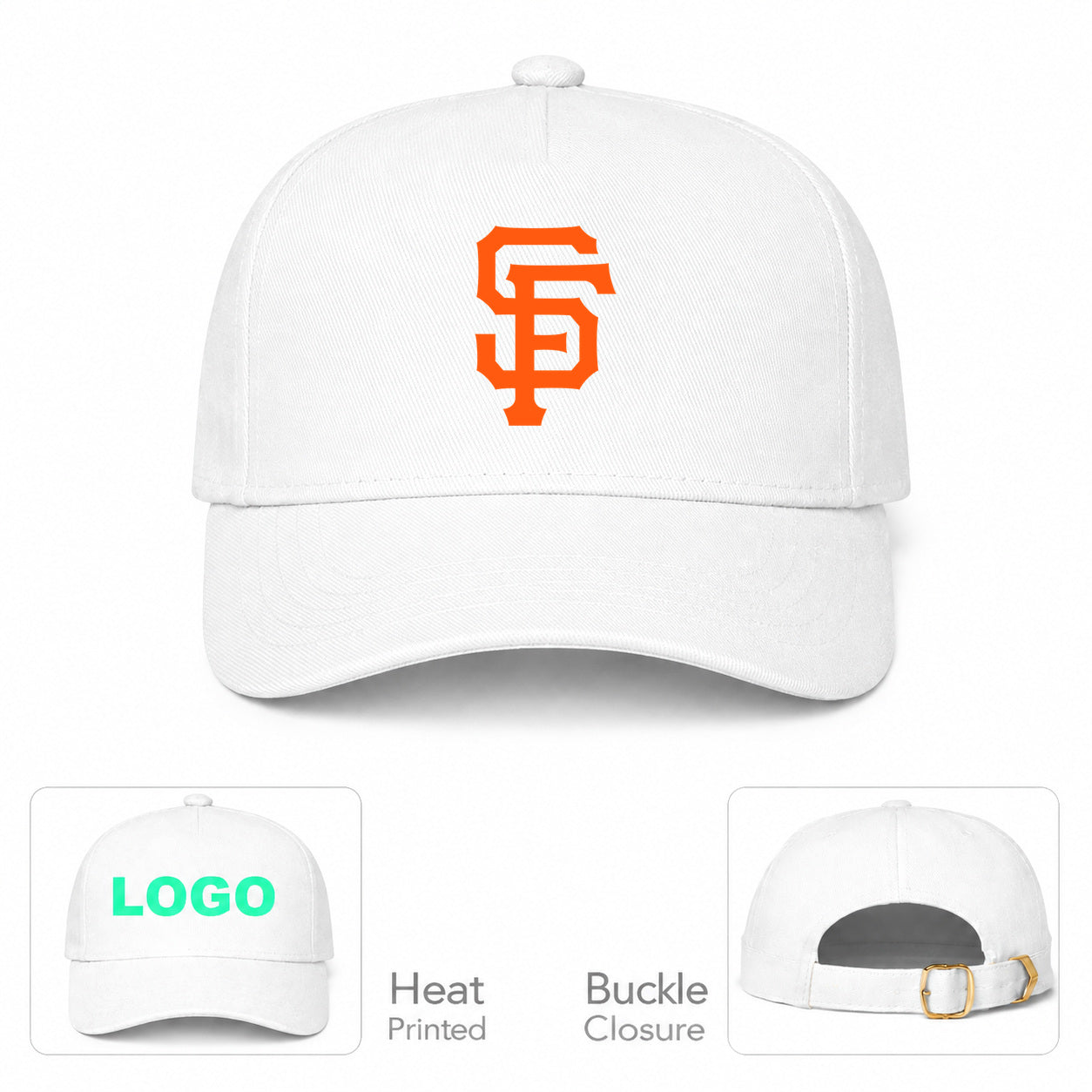 MLB San Francisco Giants Baseball Cap Hat - White