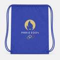 Olympics 2024 Paris White Drawstring Bag - Blue