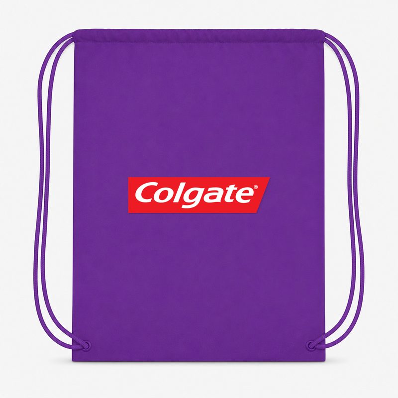 Colgate Drawstring Bag - Purple