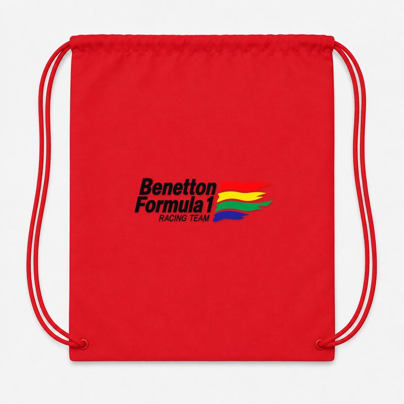 Benetton Formula 1 Racing Team Drawstring Bag - Red