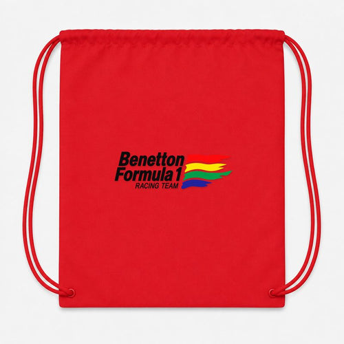 Benetton Formula 1 Racing Team Drawstring Bag