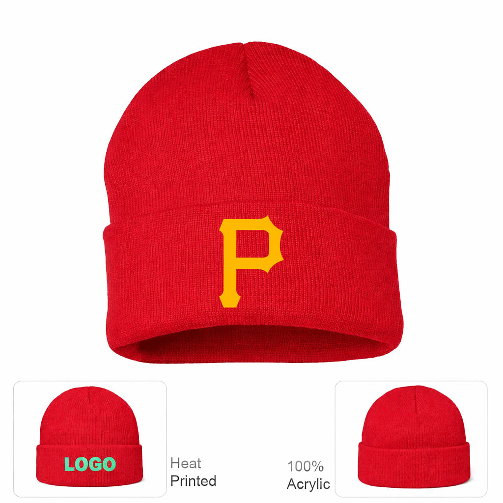 MLB Pittsburgh Pirates Beanie Hat - Red