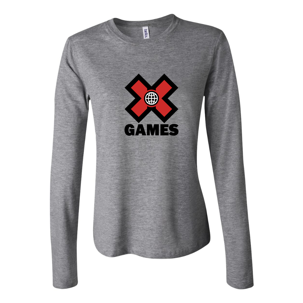 Women's X Games Long Sleeve T-Shirt - Gray
