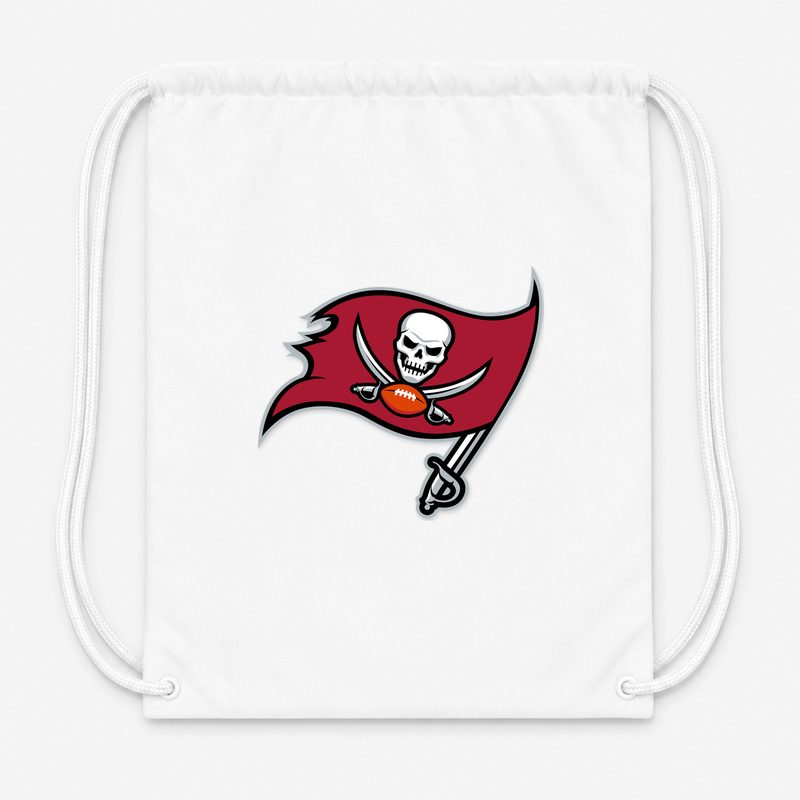 Tampa Bay Buccaneers Drawstring Bag - White