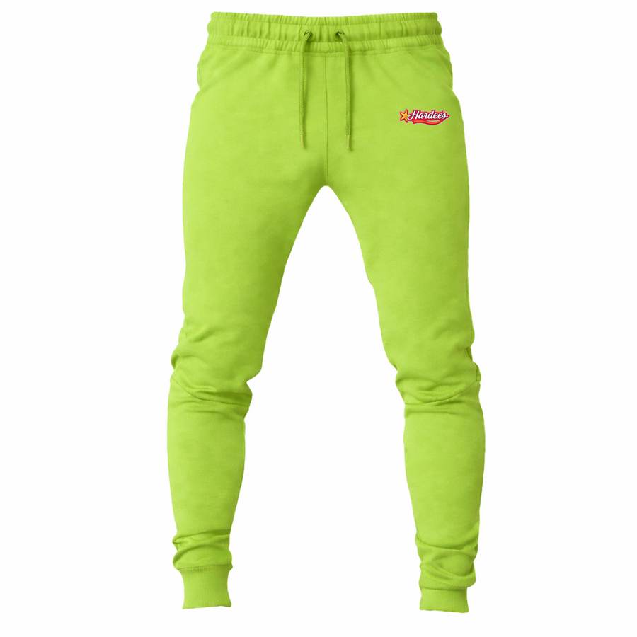 Hardees 2006 joggers sweatpants - Lime Green