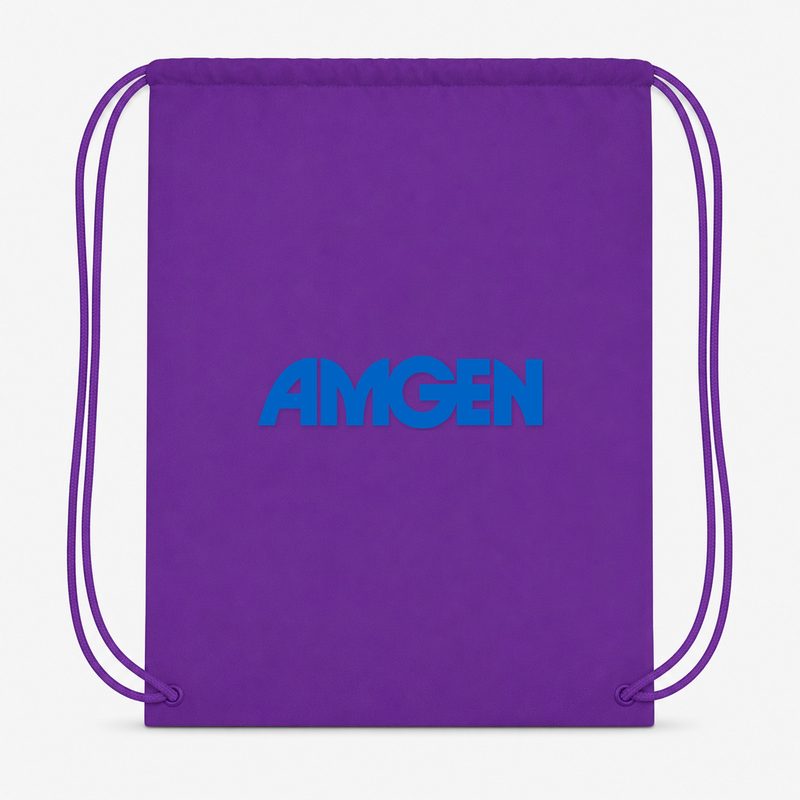 Amgen Min Drawstring Bag - Purple