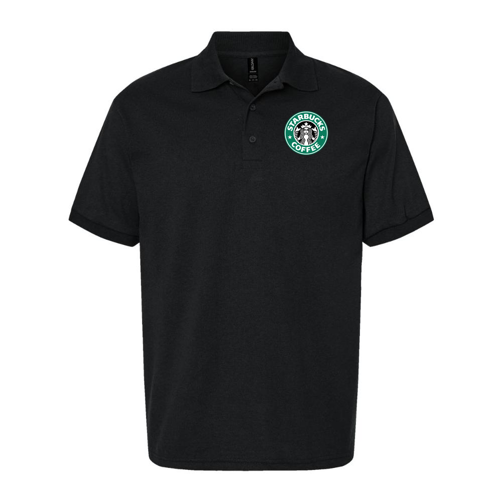 Men's Starbucks Dry Blend Polo - Black