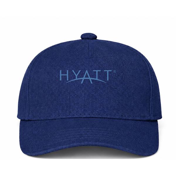 Hyatt Logo Navy Dad Baseball Cap Hat