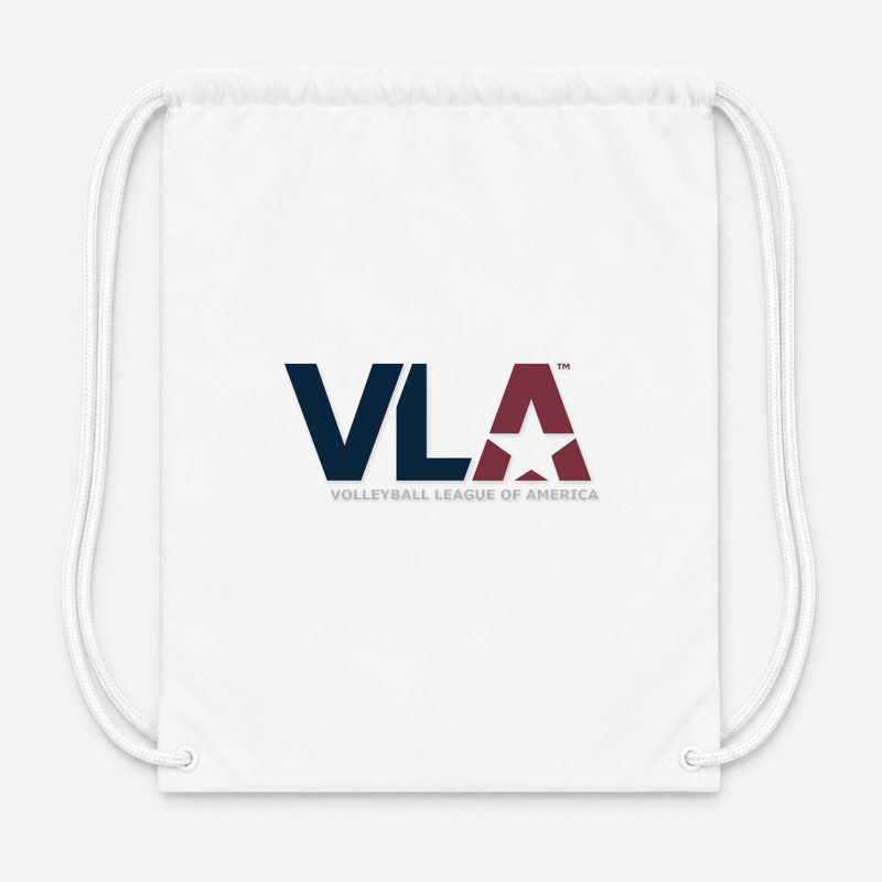 American Volleyball League Drawstring Bag - White