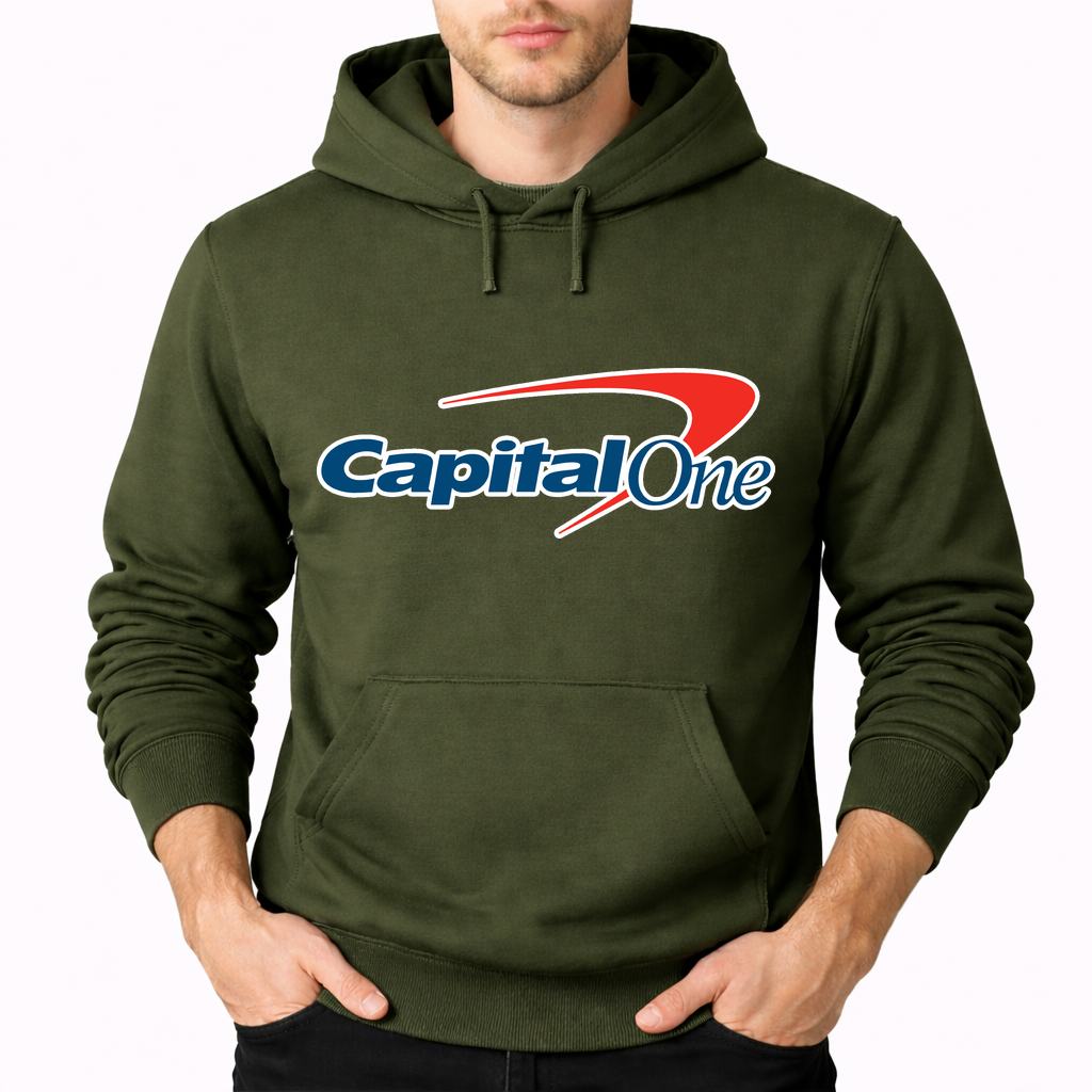 Men's Capital One Pullover Hoodie - Army Green