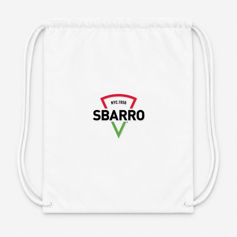 Sbarro Drawstring Bag - White