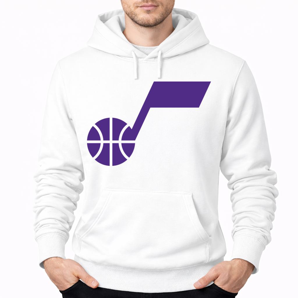 Men's Utah Jazz Pullover Hoodie - White