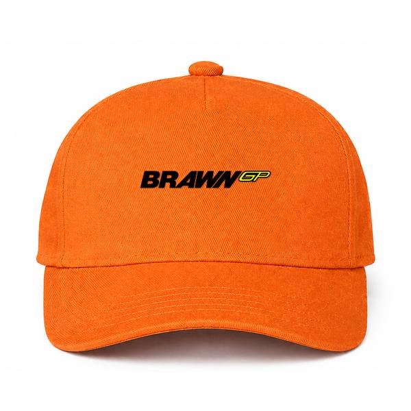 Brawn GP Orange Dad Baseball Cap Hat