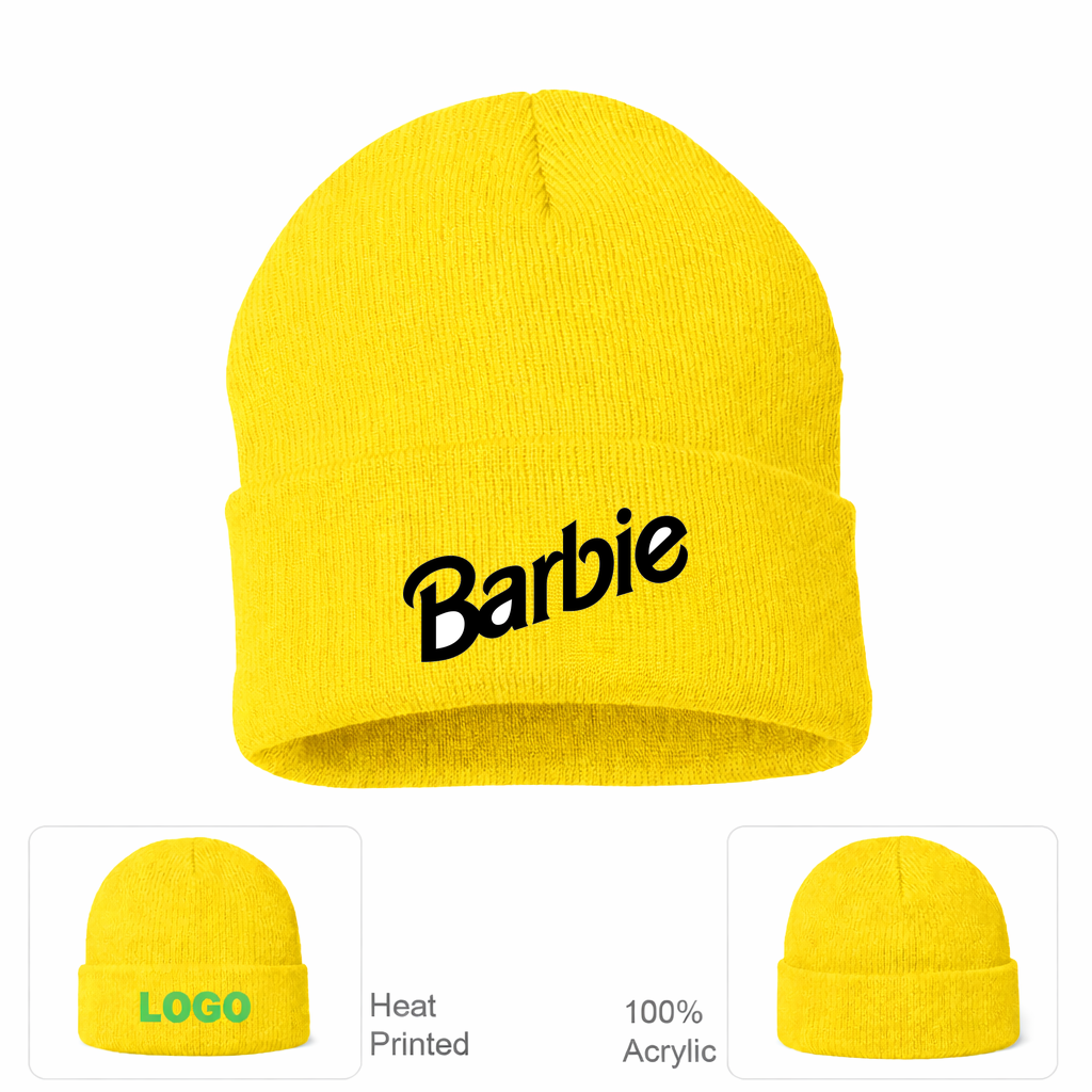 Barbie Beanie Hat - Yellow