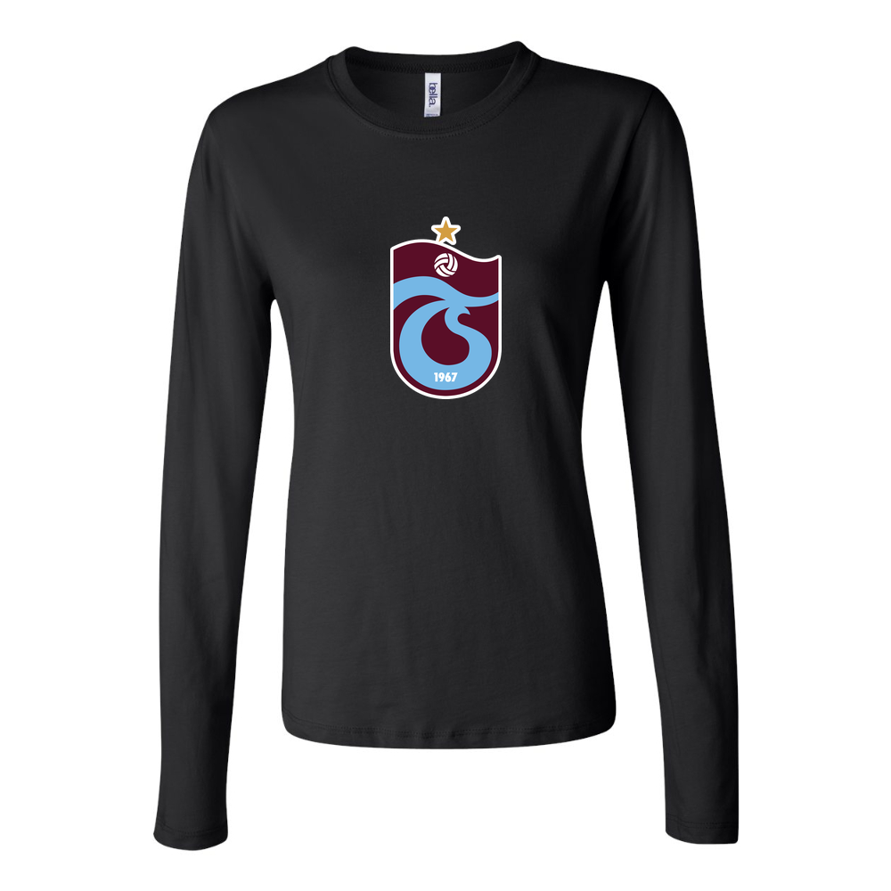 Women's Trabzonspor Soccer Long Sleeve T-Shirt - Black