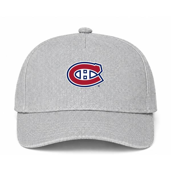 Montreal Canadiens NHL Logo Gray Dad Baseball Cap Hat
