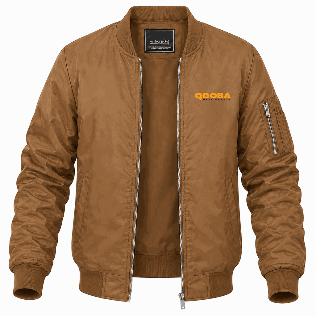 Men's Qdoba Lightweight Bomber Jacket - Brown
