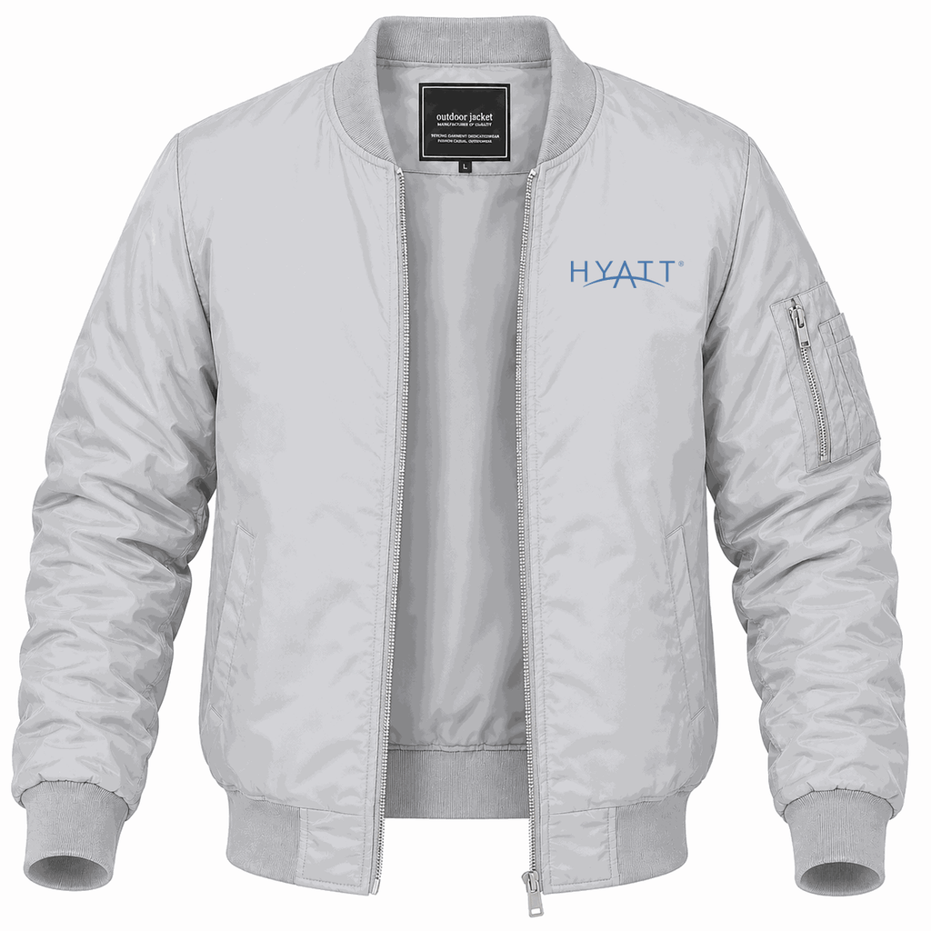 Men's Hyatt Lightweight Bomber Jacket - Gray