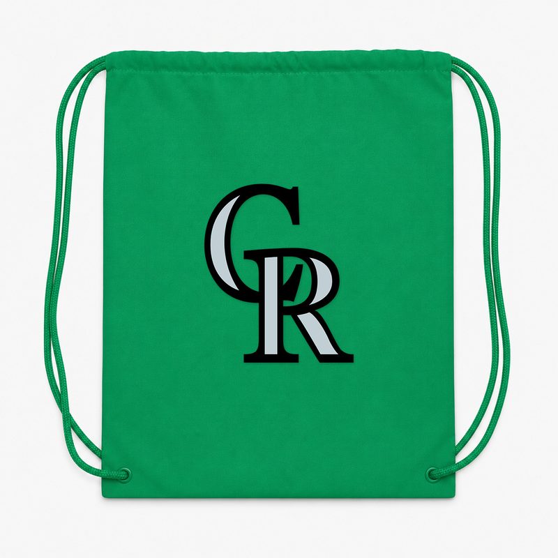 Colorado Rockies Drawstring Bag - Green