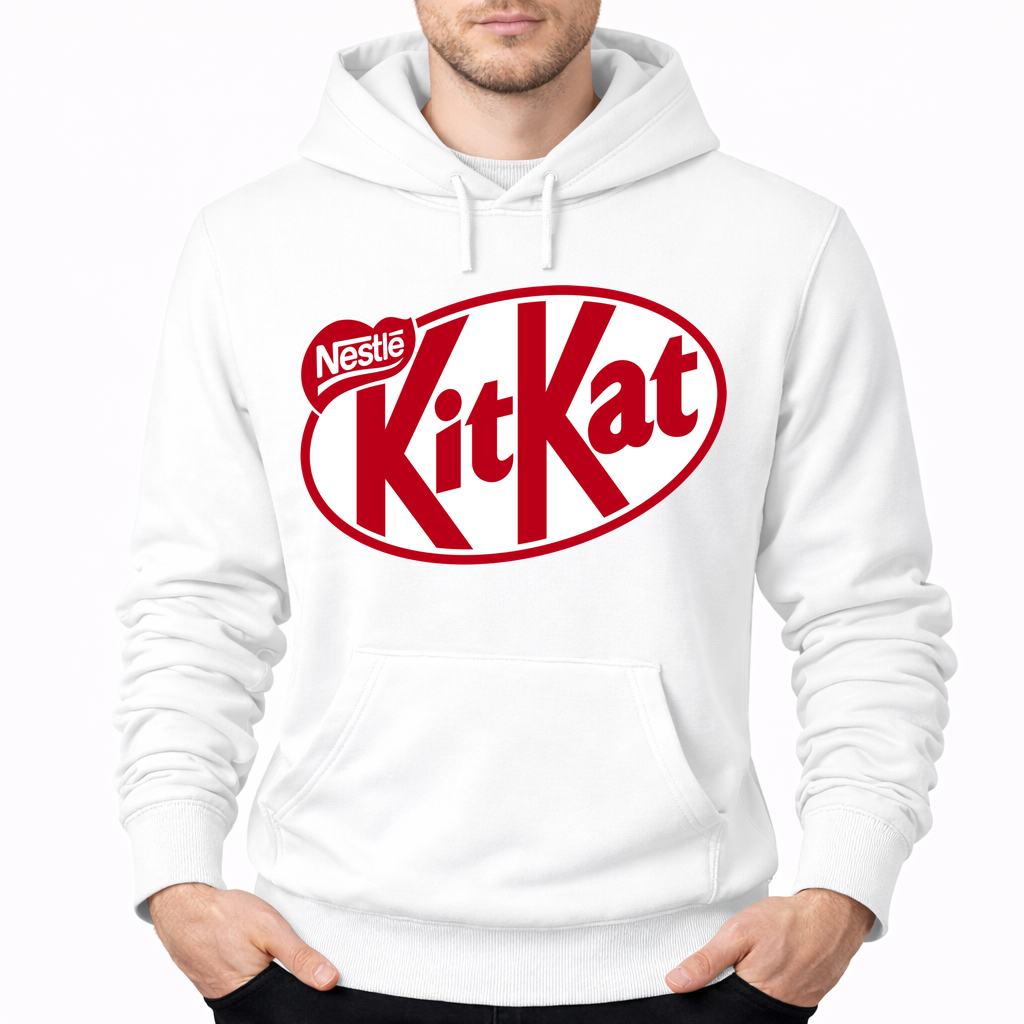 Men's Kit Kat Pullover Hoodie - White
