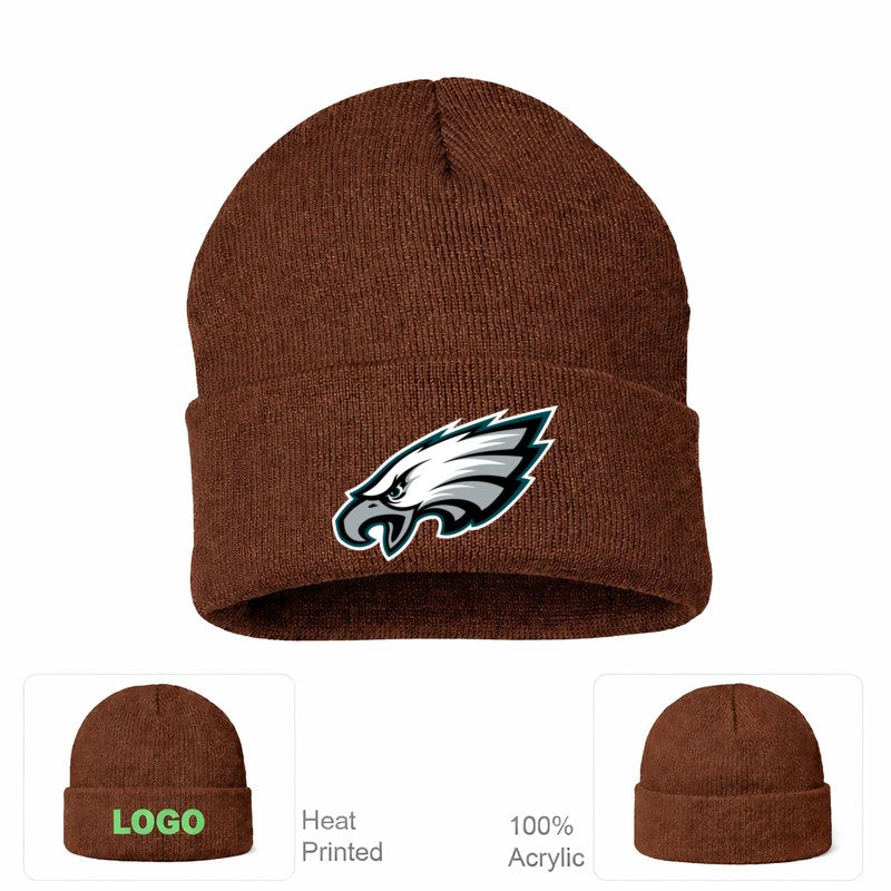 Philadelphia Eagles Brown Beanie Hat