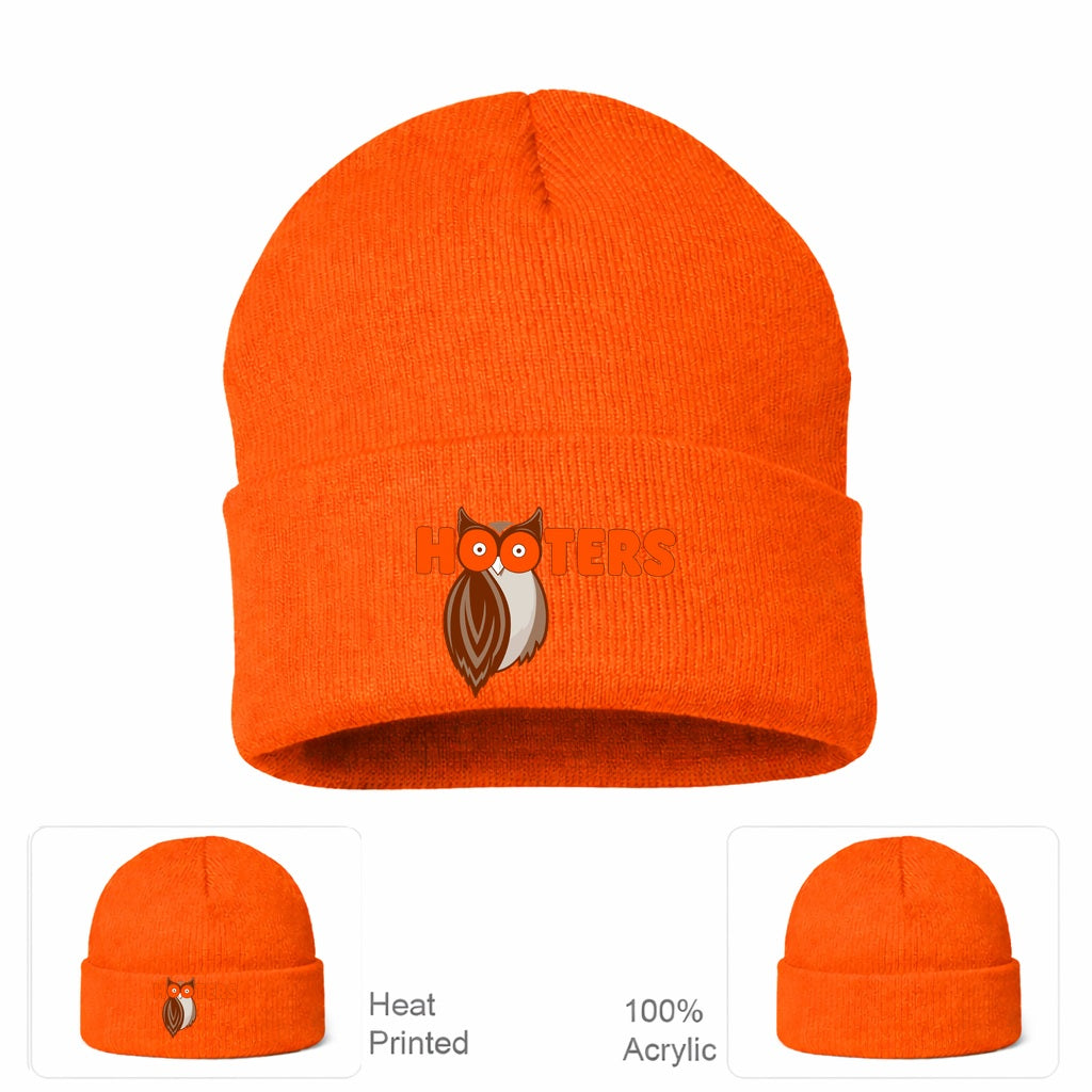 Hooters Beanie Hat - Orange