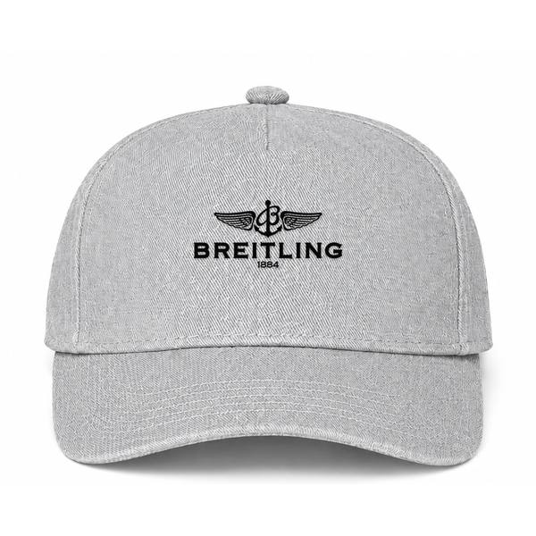 Breitling Logo Gray Dad Baseball Cap Hat