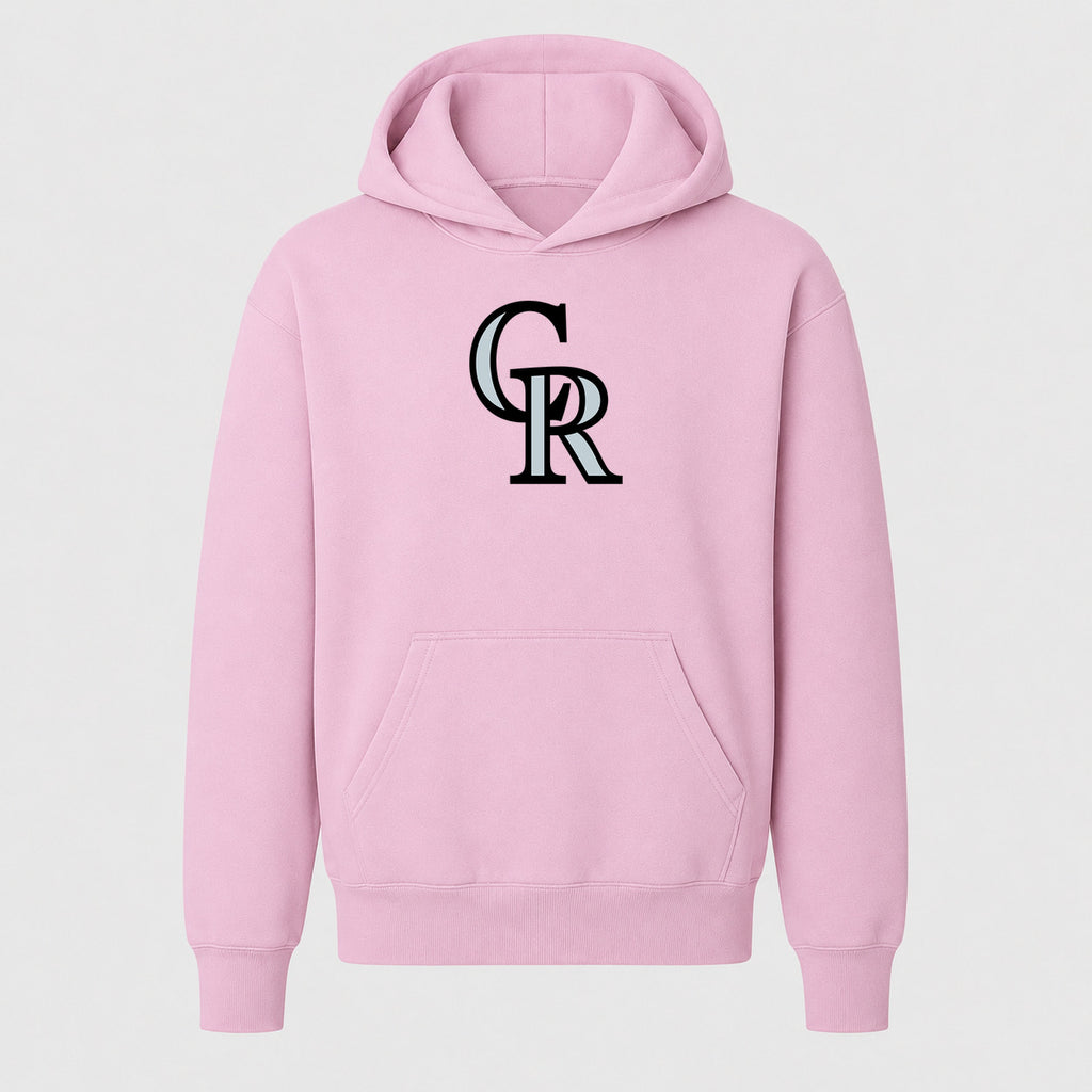 Youth Colorado Rockies Pullover Hoodie - Light Pink