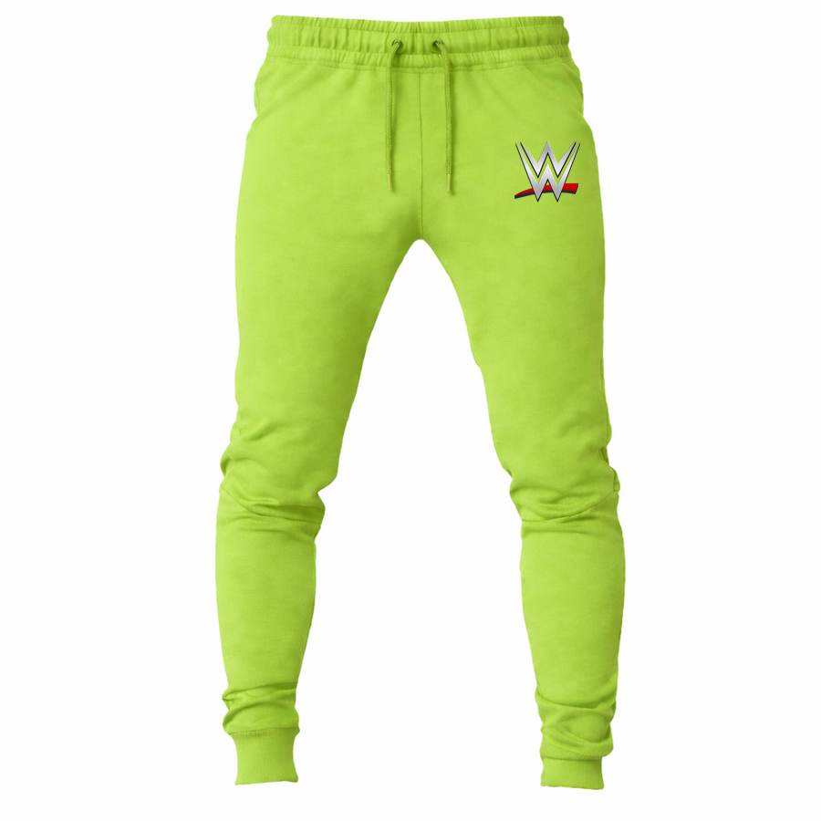 WWE Wrestling joggers sweatpants - Lime Green