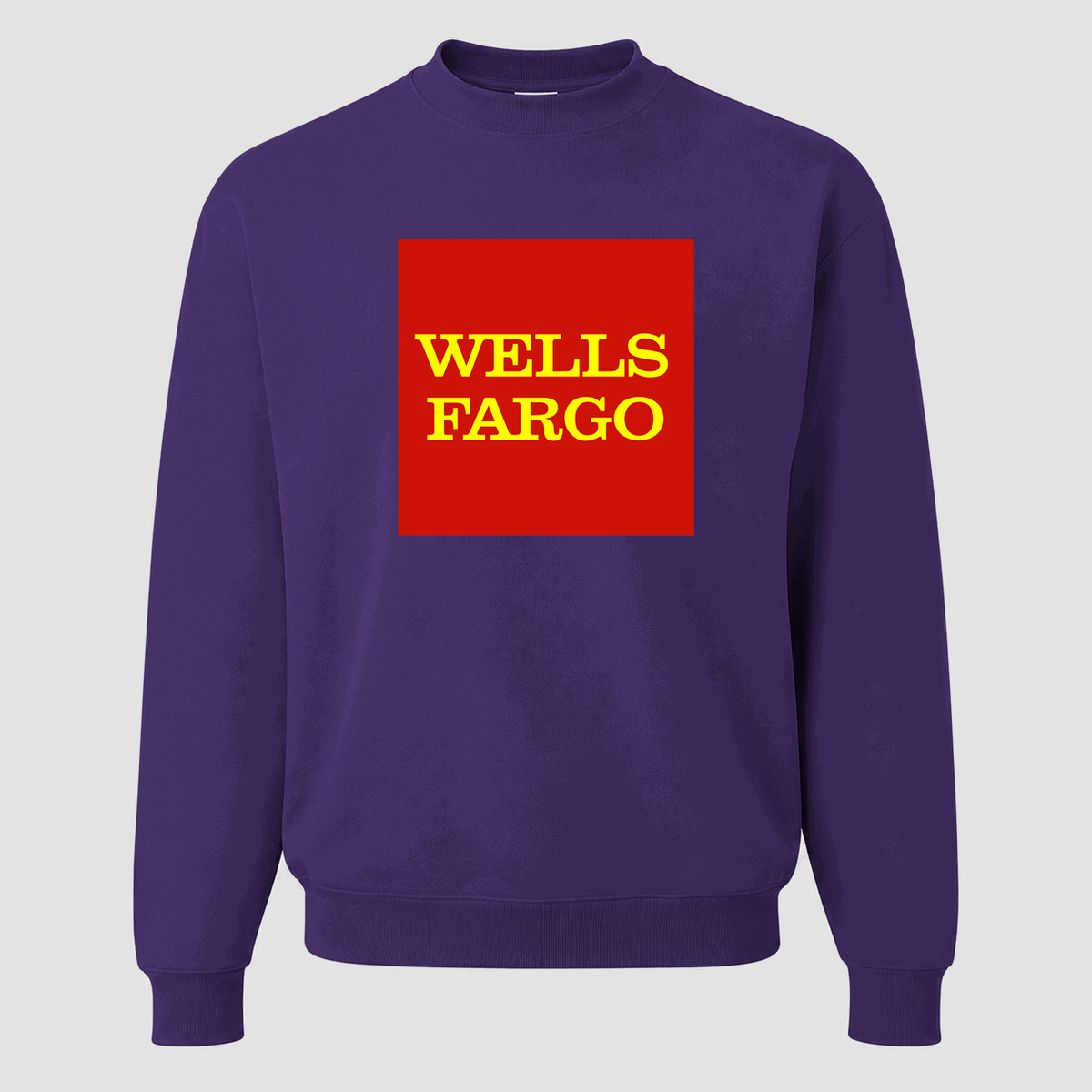 Men's Wells Fargo Crewneck Sweatshirt - Purple
