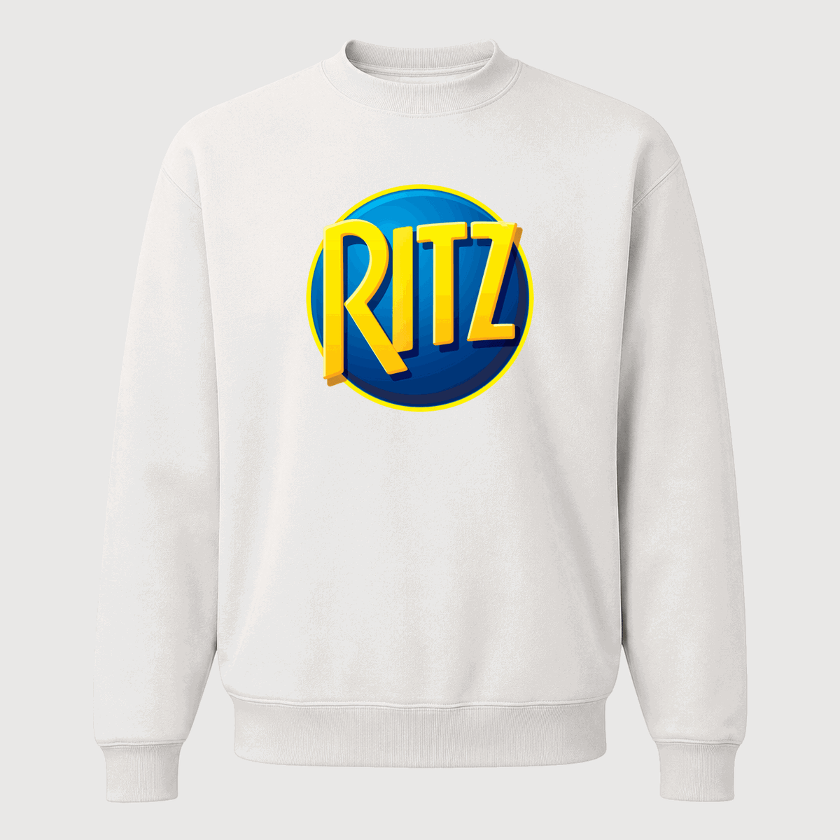 Men's Ritz Crackers Crewneck Sweatshirt - White