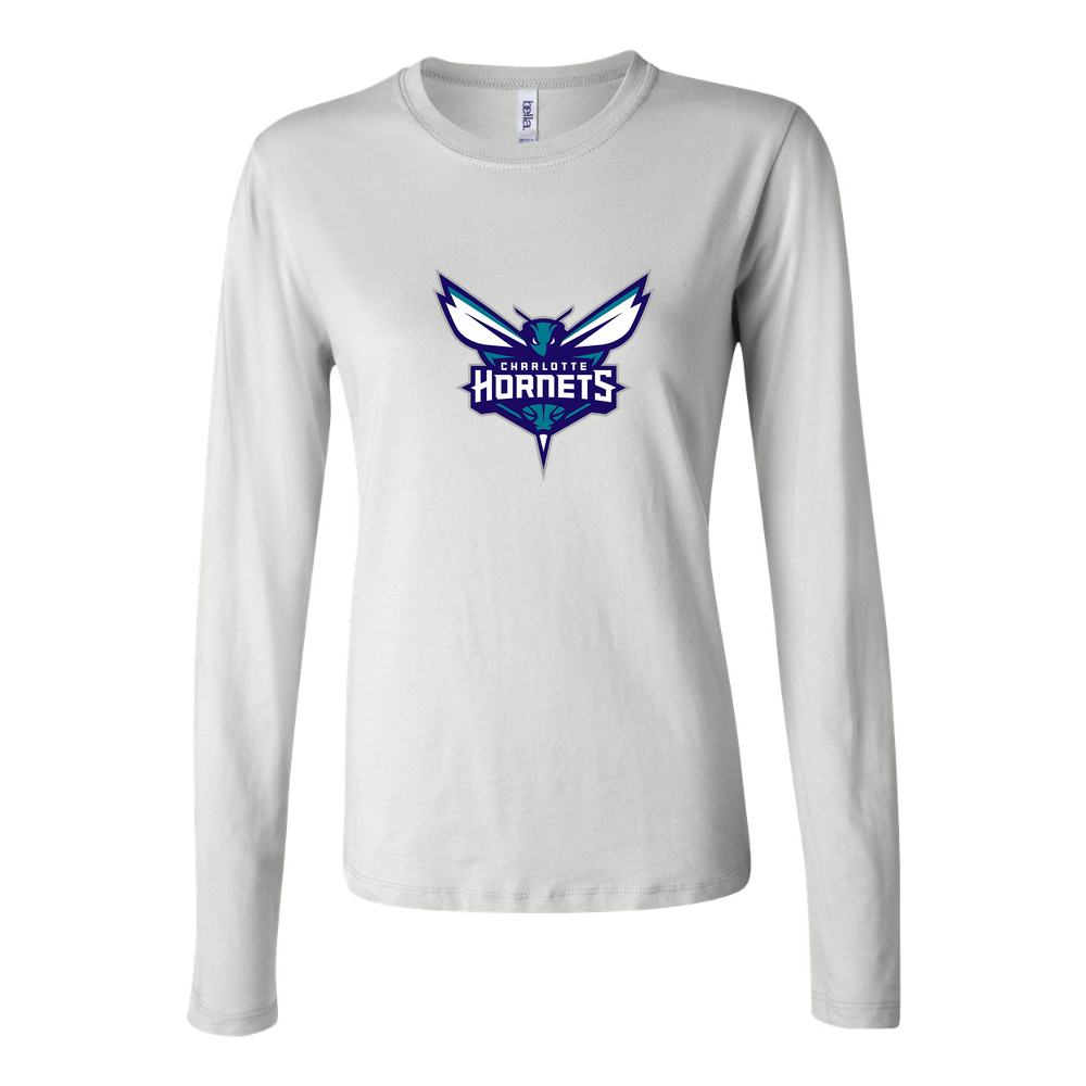 Women's Charlotte Hornets Long Sleeve T-Shirt - White