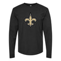 Men's New Orleans Saints Long sleeves Cotton Blend T-Shirt - Black