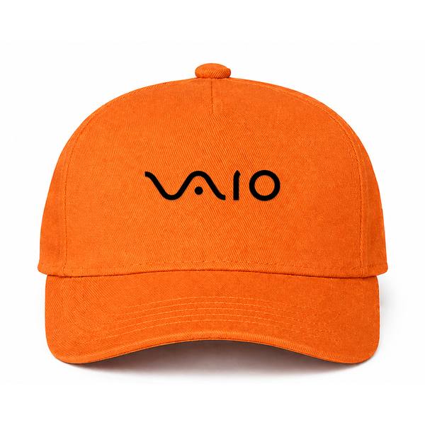 Sony VAIO Black Logo Orange Dad Baseball Cap Hat
