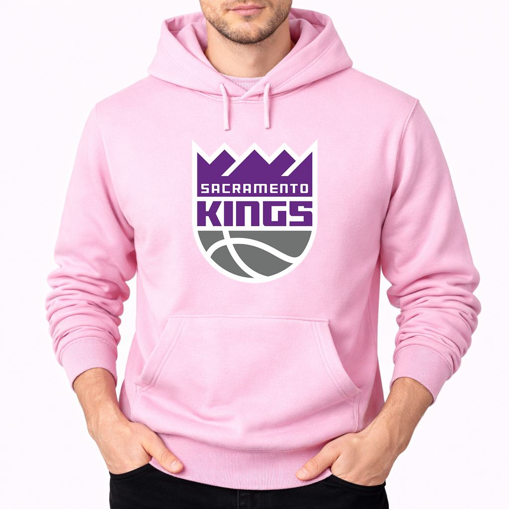 Men's Sacramento Kings Pullover Hoodie - Pink