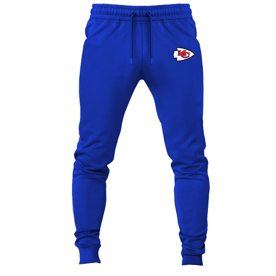 Kansas City Chiefs joggers sweatpants - Royal Blue