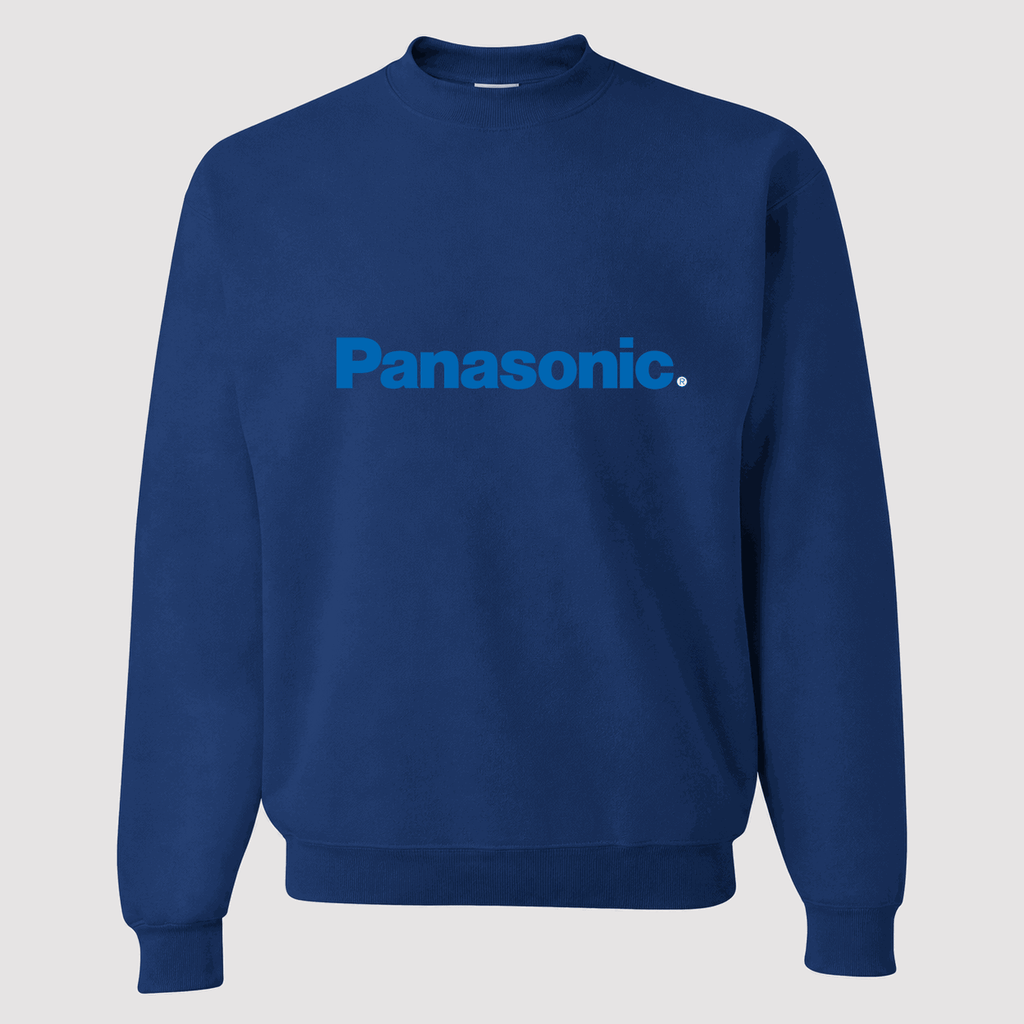 Men's Panasonic Crewneck Sweatshirt - Blue