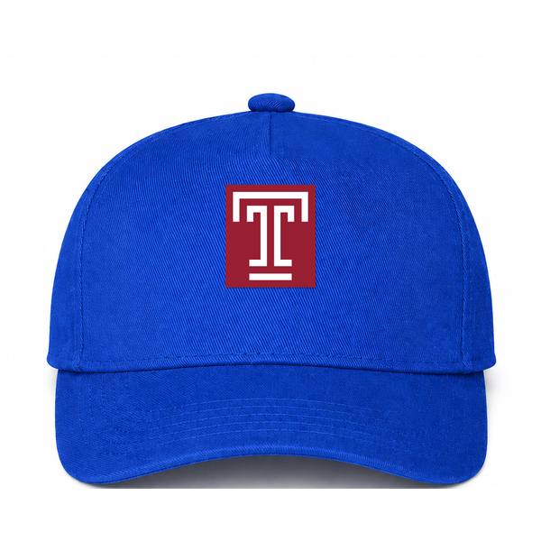 Temple Owls Logo Blue Dad Baseball Cap Hat