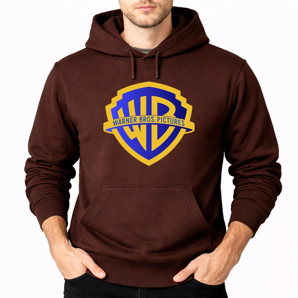 Men's Warner Bros Pullover Hoodie - Brown