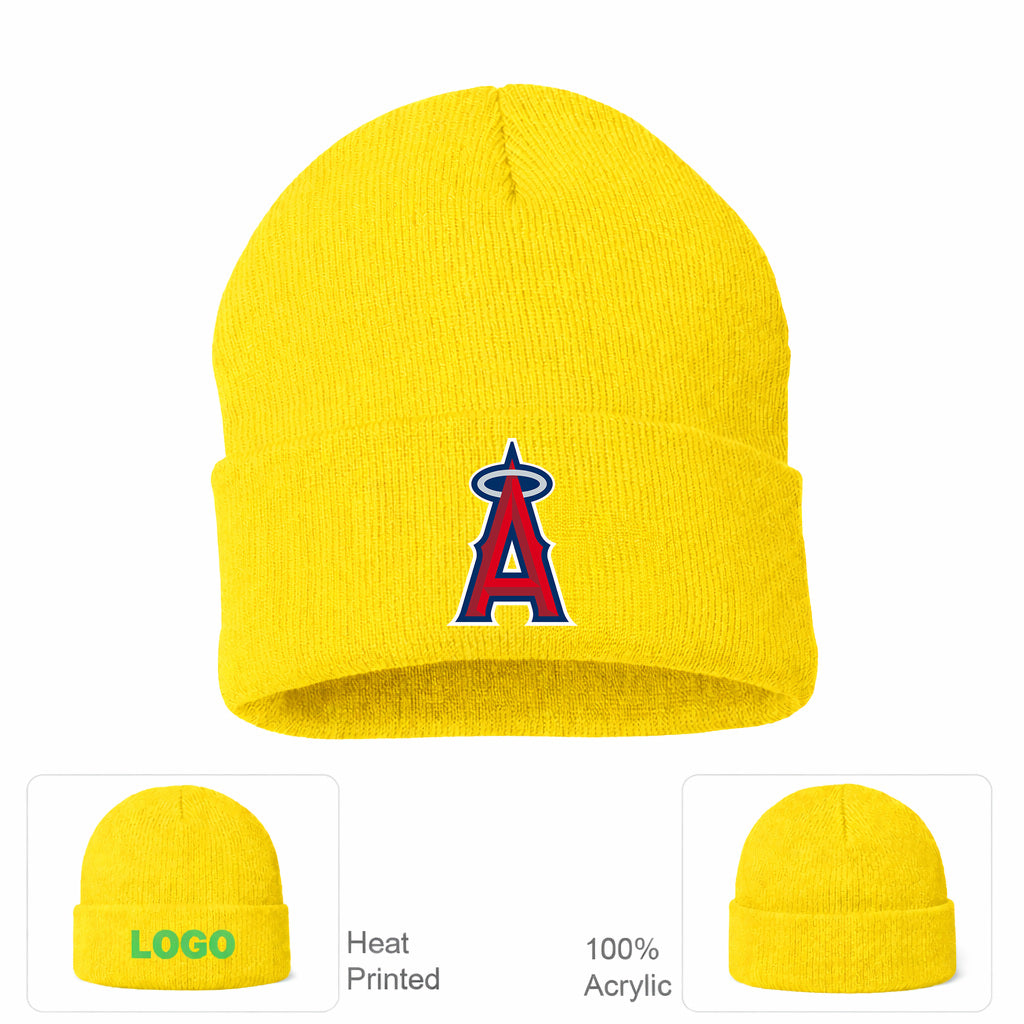 MLB Los Angeles Angels Beanie Hat - Yellow