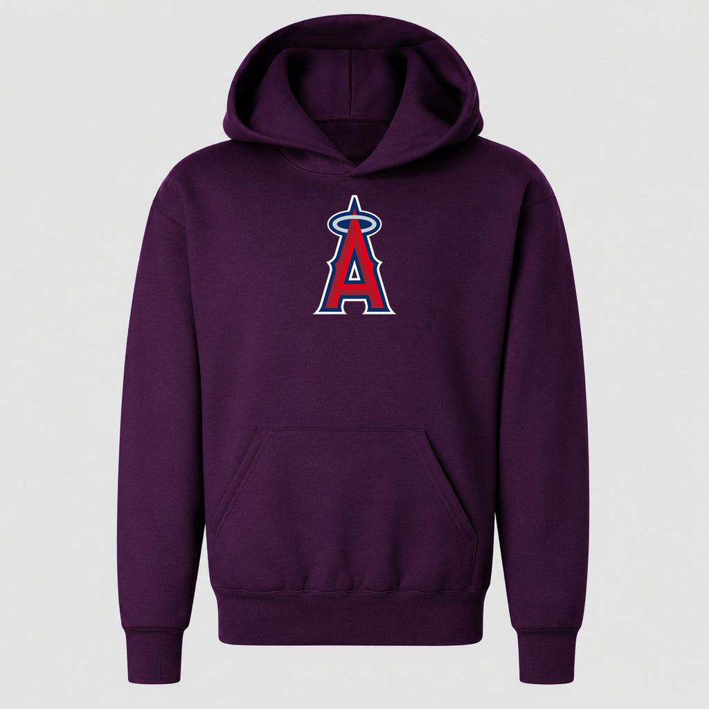 Youth Los Angeles Angels Pullover Hoodie - Purple